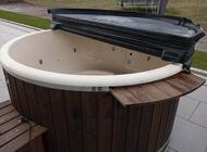 Grajewo ogłoszenia: Posiadam na sprzedaż balię ogrodową i z piecem zewnętrznym w... - zdjęcie